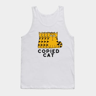 Copied Cat Cute Animal Pun Tank Top